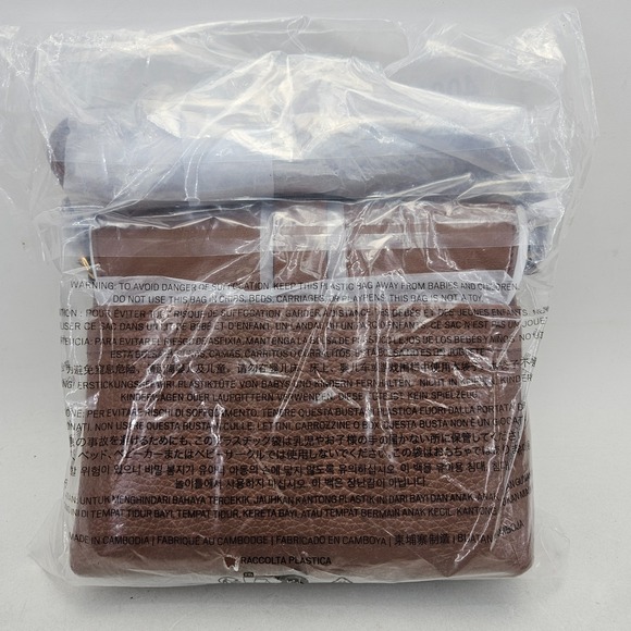 New FOSSIL Kinley Leather Small Crossbody Shoulder Purse Solid Brown MSRP$150.00 - Picture 6 of 7